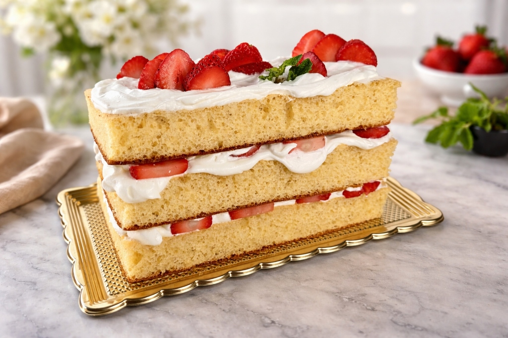 3 Leches Relleno Fresas